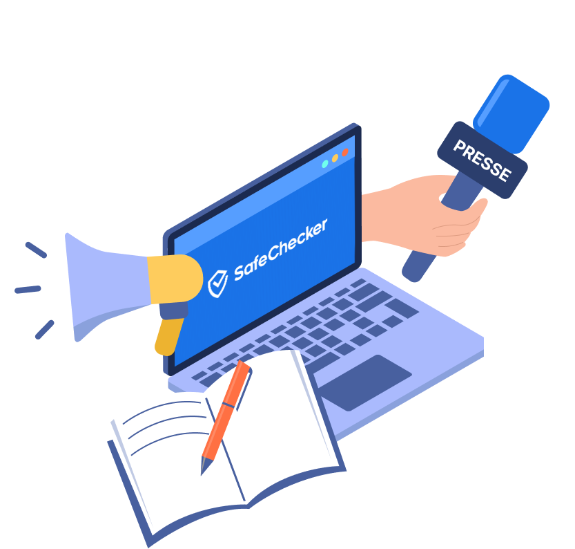 SafeChecker Presse - médias et communication